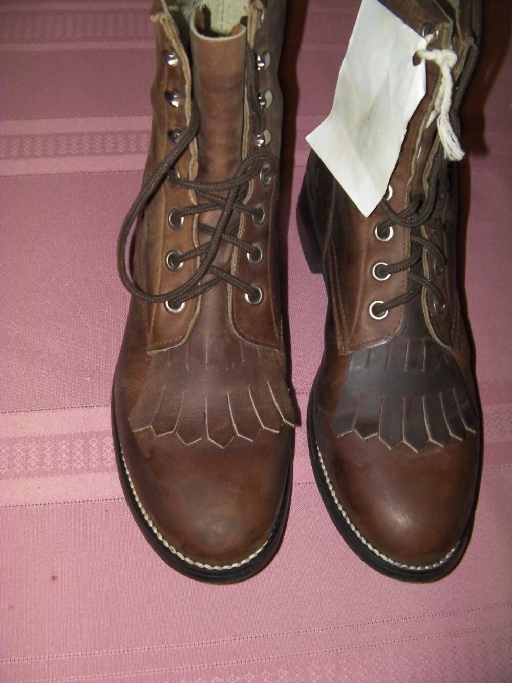 JUSTIN Kidie Unisex Boots sz 3.5D - Picture 9 of 10